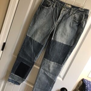 🌸Free People Patchwork Jeans